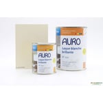 Auro - Laque couvrante brillante pour bois et métal N°250 Blanche - Pot de 0.375L