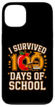 Coque pour iPhone 13 Graphique vintage I Survived 100 Days of School Bus