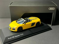 AUDI R8 SPYDER V10 2016 YELLOW VEGAS HERPA 1/43 METAL jaune GELB 5011618531