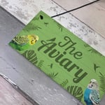 The Aviary Bird Aviary Sign Bird Accessories For Cage Garden Plaque Gift For Nan