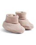 Wheat Ulltøfler Baby 0-2år | Lei Booties Wool Fleece - Rosa