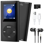 1X(MP3 Player with Bluetooth 5.0, Music Player with 32GB TF Card,FM,Earphone, Po