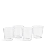 Royal Doulton Gordon Ramsay Maze Tumbler 340ml/11.5oz Clear Set of 4