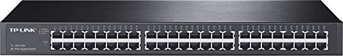 TP-Link 48-Port Unmanaged Gigabit Ethernet Switch, Steel Case, 19-inch Rack-Mount(TL-SG1048)