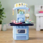 Bluey Mini Kitchen Toy Playset With 17 Accessories Toaster Oven Bingo Bluey