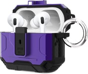 Kedoo for Airpods Pro 2Nd Generation Case with Secure Lock Clip, Heavy Duty Prot