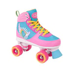 HUDORA Patins à roulettes Wonders en différentes Tailles - Patins Confortables pour Enfants au Design Cool - Patins pour Enfants et Adolescents - Chaussures de Roller en Similicuir de Haute qualité