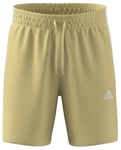 adidas Essentials French Terry 3-Stripes Shorts, Shorts pour des Hommes, Almost Yellow, IW7697