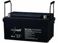 Batterie au plomb 12 V / 80 Ah avec borne à vis M6 - 960 Wh - Revolt