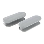 Sets de poignées et serrures poignée de porte instantanée auto-adhésive pour fenêtre de porte Accessoires de porte en verre Creative Home (2pcs,gris)