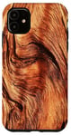 iPhone 11 Realistic timber Grain Rustic Nature Design Patterns Retro Case