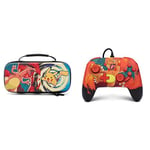 PowerA Boîtier de Protection pour Switch ou Switch Lite - Pokémon : Vortex Pikachu Contre Dracaufeu Manette Filaire améliorée pour Nintendo Switch Pokémon:Charizard Vortex