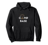 Base camp tent camping side Pullover Hoodie