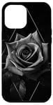 Coque pour iPhone 12 Pro Max Rose Minimalisme Géométrique Art Floral Thèmes Goth