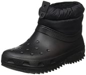 Crocs Bottes classiques Neo Puff Shorty pour femme, neige 3/4, Noir, 34/35 EU