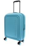 Mandarina Duck Unisex Logoduck + Trolley Cabin P10szv54 Luggage Suitcase, Aqua, Standard Size, Linea iconica di in policarbonato