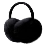 Justay Comf Cache-Oreilles Femme Homme Hiver Chauds Léger Cadeau Noël Fleece Ear Warmers Fourrure Peluche Extérieur Doux