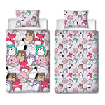 SQUISHMALLOWS Reversible Duvet Cover Bedding Set SINGLE