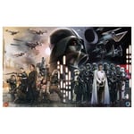 Papier Peint intissé panoramique Rogue One : A Star Wars Story Les rebelles contre l'étoile de la mort Grand Dark Vador - Star Wars 400X250CM