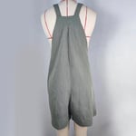 Women Casual Overalls Jumpsuit Shorts Loose Buttoned Summer Overalls Shorts With