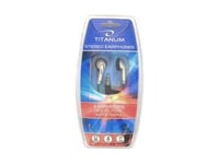 Titanum TH101 - Écouteurs - embout auriculaire - filaire - jack 3,5mm - noir, argent