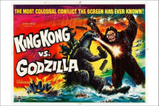 KING KONG VS GODZILLA FILM Rfez - POSTER HQ 50x70cm d'une AFFICHE CINéMA