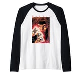 Marvel X-Men Gambit Glowing Cards Manche Raglan