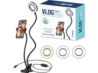 Platinet Ring Light 3 Inch With Flexible Phone Clip [45607]