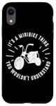 Coque pour iPhone XR Minibike Vintage Moto Lover Funny Mini Bike Racing