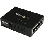 StarTech.com 4 Port Gigabit Midspan - PoE+ Injector - 802.3at and 802.3af - Wall