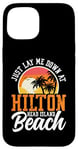 iPhone 15 Beach Vacation Palm Trees Summer Hilton Head Island Case