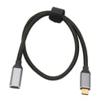 USB-C Förlängningskabel 10 Gbps Datasykronisering 100W Strömförsörjning 4K 60Hz Video Utgång USB-C Kabel med E-Marker Chip 0,5m