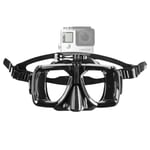 Mantona Lunettes de plongée avec Fixation pour caméra GoPro