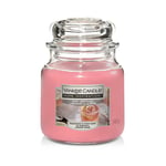 Yankee Candle Rose Lemonade Scented Medium Glass Jar 340g