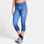 Odlo Zeroweight Collant 3/4 pour Femme S Bleu/Bleu Marine