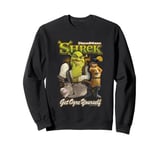 Shrek Get Ogre Yourself Donkey Shrek Puss In Boots 90's Logo Sweatshirt