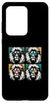 Coque pour Galaxy S20 Ultra Lion Pop Art - Graphique vintage Lover Roi Lion