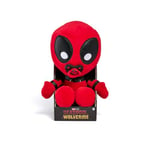 Babypool en peluche (26 cm) - bébé super-héros détaillé du film Deadpool & Wolverine des Studios MARVEL, jouet pour les fans et collectionneurs de 15 ans et plus