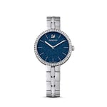 Swarovski Montre Cosmopolitan, Bracelet en métal, Bleu, Acier inoxydable