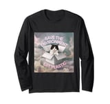 Help Save the Environment: Eat Plastic – A Cute Cat Meme Long Sleeve T-Shirt