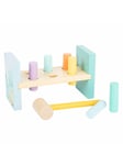 Small Foot - Wooden Hammer Bench Pastel 8 pcs.