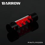 Barrow T-Virus Acrylic Red Helix Watercooling Reservoir 205mm - Black