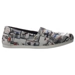 Toms Womens x Star Wars White Espadrilles Canvas - Size UK 4