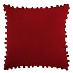 Ragged Rose Arabella 2, Velours, Rouge Rubis, 50 x 50 x 12 cm