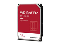 Wd Red Pro - Hårddisk - 12 Tb - Intern - 3,5" - 7200 Rpm