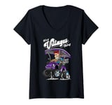 Womens Golf Cart It's a Villages Thing Golf Car Cartoon Design V-Neck T-Shirt