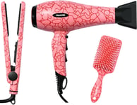 Mark Hill Love is in The Hair Glam Kit - Hair Straightener, 2000W Hairdryer and