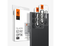 Spigen Optik Pro Ez Fit, Samsung, Galaxy S24 Ultra, Dammresistent, Reptålig, Svart, Transparent, 2 Styck