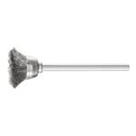 PFERD Mini brosse boisseau TBU D18xl3xL6mm câble en inox D. de la tige 3 mm