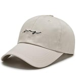 WAZHX Casquette À Visière Style Coréen Sauvage Femme Mode Rue Hipster Casquette De Baseball À Capuchon Décontracté Chapeau Homme Beige Clair